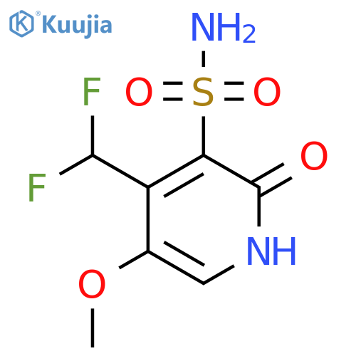 4-(Difluoromethyl)-2-hydroxy-5-methoxypyridine-3-sulfonamide structure