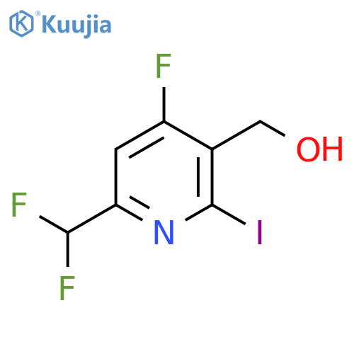 6-(Difluoromethyl)-4-fluoro-2-iodopyridine-3-methanol structure