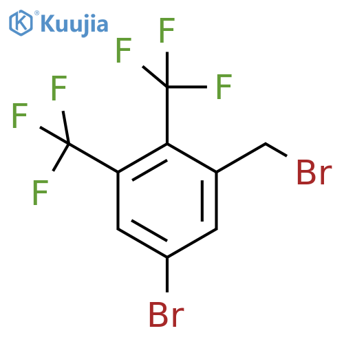 2,3-Bis(trifluoromethyl)-5-bromobenzyl bromide structure