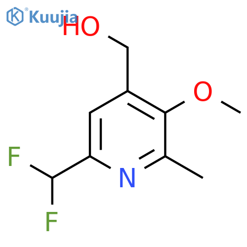 6-(Difluoromethyl)-3-methoxy-2-methylpyridine-4-methanol structure