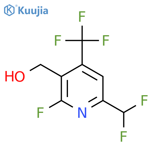 6-(Difluoromethyl)-2-fluoro-4-(trifluoromethyl)pyridine-3-methanol structure