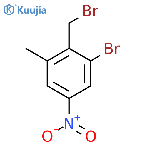 2-Bromo-6-methyl-4-nitrobenzyl bromide structure