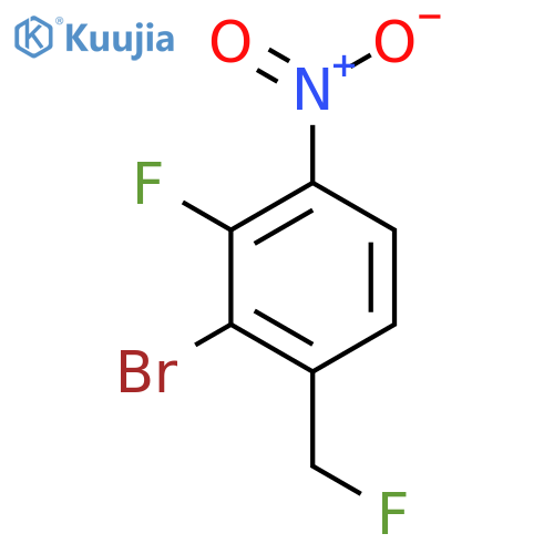 1-Bromo-2-fluoro-6-fluoromethyl-3-nitrobenzene structure