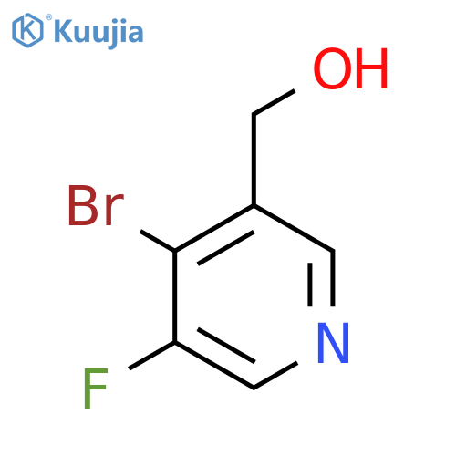 4-Bromo-3-fluoropyridine-5-methanol structure