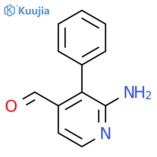 2-Amino-3-phenylisonicotinaldehyde structure