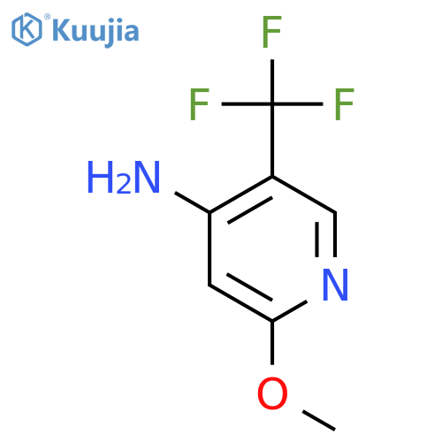 4-Amino-2-methoxy-5-(trifluoromethyl)pyridine structure