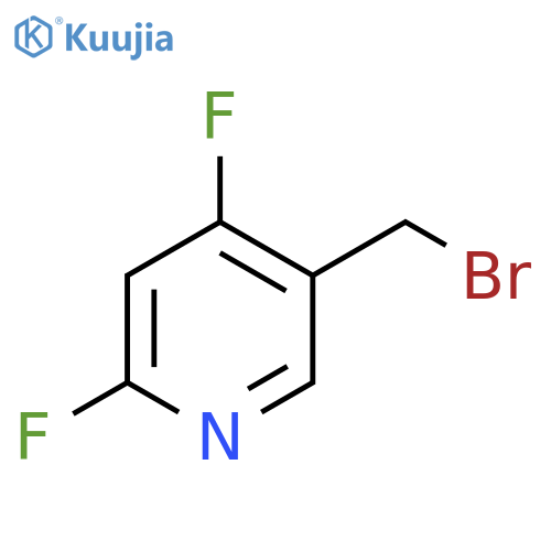 5-Bromomethyl-2,4-difluoropyridine structure