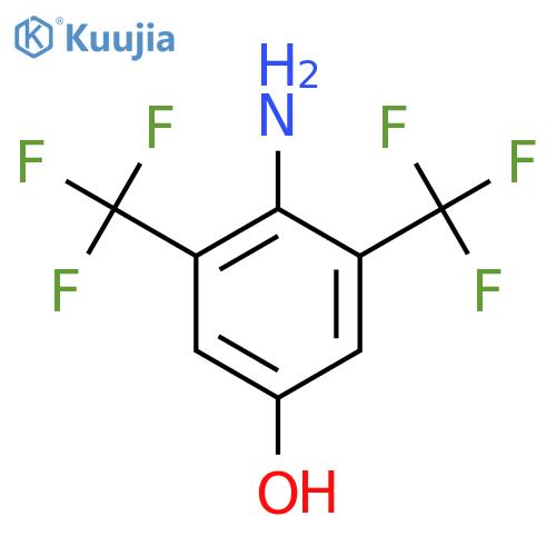 2,6-Bis(trifluoromethyl)-4-hydroxyaniline structure