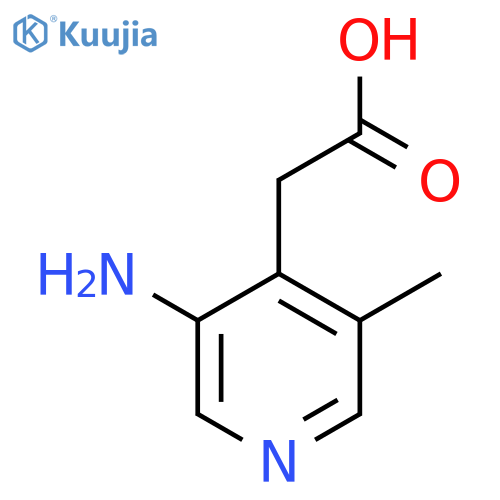 3-Amino-5-methylpyridine-4-acetic acid structure