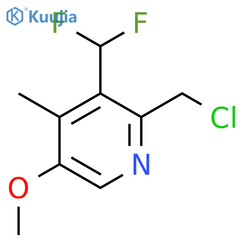 2-(Chloromethyl)-3-(difluoromethyl)-5-methoxy-4-methylpyridine structure