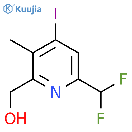 6-(Difluoromethyl)-4-iodo-3-methylpyridine-2-methanol structure