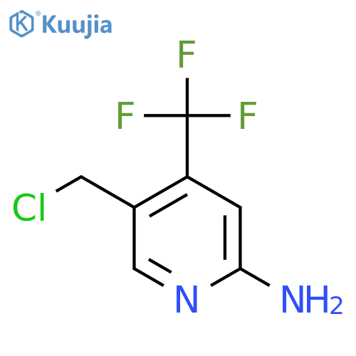 2-Amino-5-chloromethyl-4-(trifluoromethyl)pyridine structure