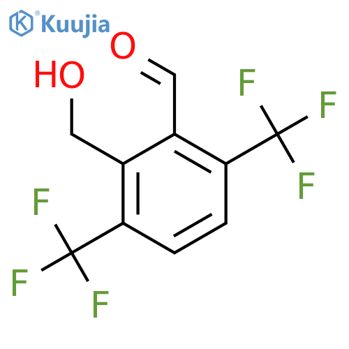 3,6-Bis(trifluoromethyl)-2-formylbenzyl alcohol structure