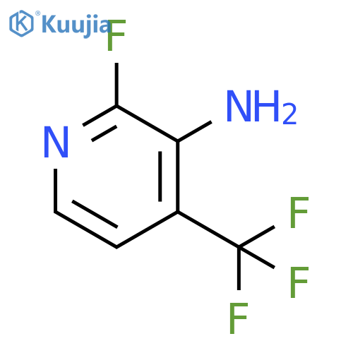 3-Amino-2-fluoro-4-(trifluoromethyl)pyridine structure