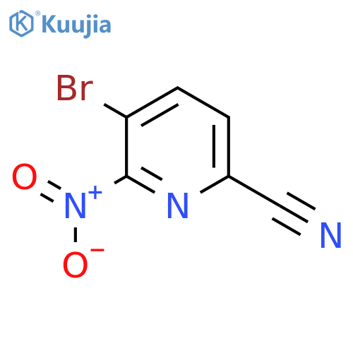 5-Bromo-6-nitropicolinonitrile structure