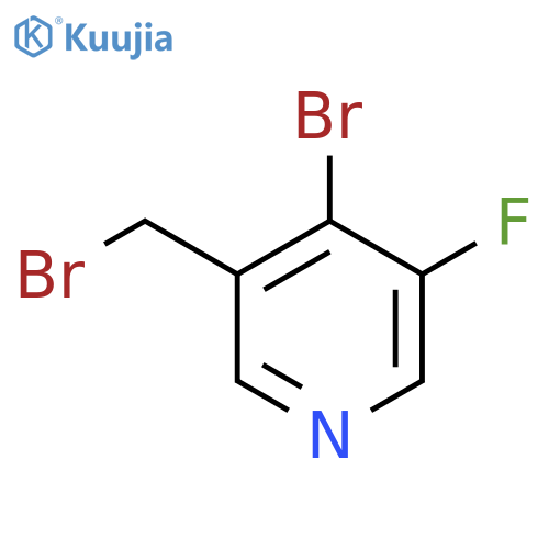 4-Bromo-3-bromomethyl-5-fluoropyridine structure