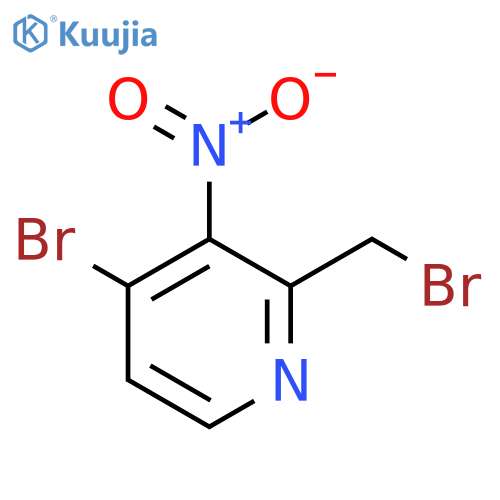 4-Bromo-2-bromomethyl-3-nitropyridine structure