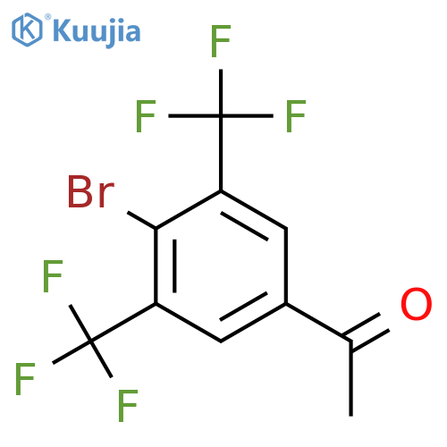 3',5'-Bis(trifluoromethyl)-4'-bromoacetophenone structure