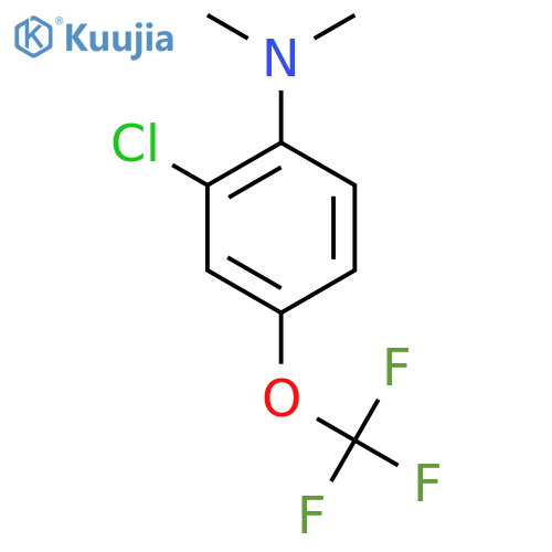 1-Chloro-2-dimethylamino-5-(trifluoromethoxy)benzene structure