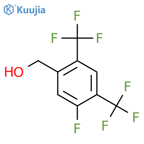 2,4-Bis(trifluoromethyl)-5-fluorobenzyl alcohol structure