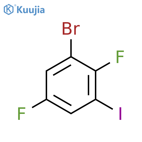 3-Bromo-2,5-difluoroiodobenzene structure
