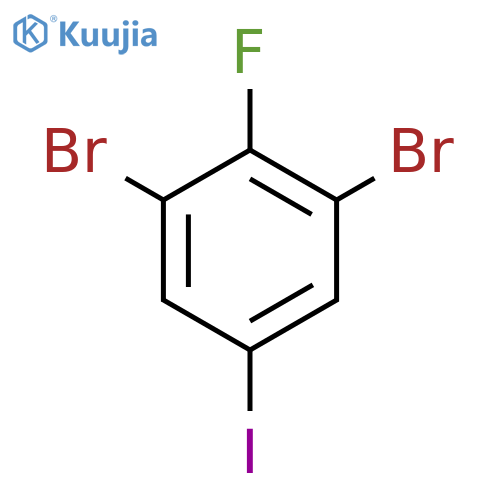 1,3-Dibromo-2-fluoro-5-iodobenzene structure