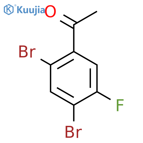 2',4'-Dibromo-5'-fluoroacetophenone structure
