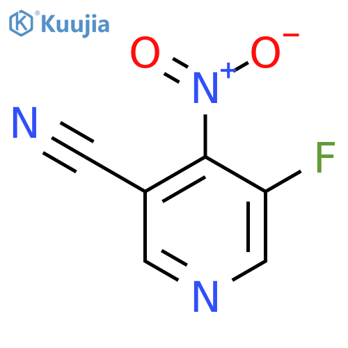 5-Fluoro-4-nitronicotinonitrile structure
