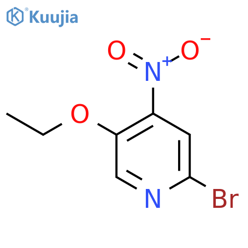 2-Bromo-5-ethoxy-4-nitropyridine structure