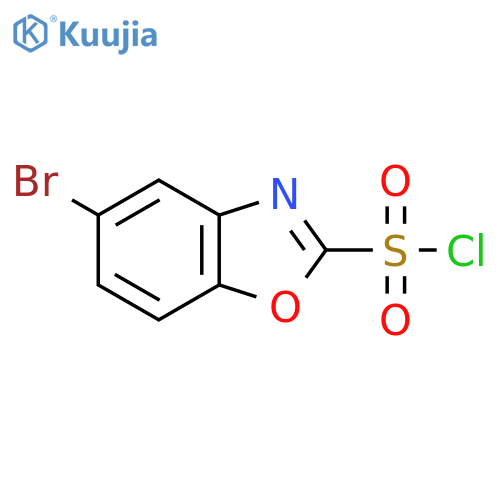 5-Bromobenzo[d]oxazole-2-sulfonyl chloride structure