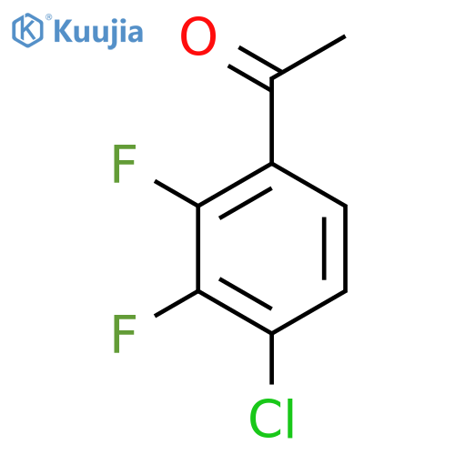 1-(4-Chloro-2,3-difluorophenyl)ethanone structure