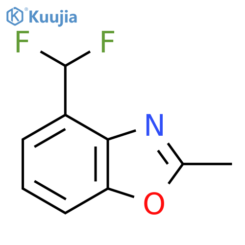 4-(Difluoromethyl)-2-methylbenzo[d]oxazole structure