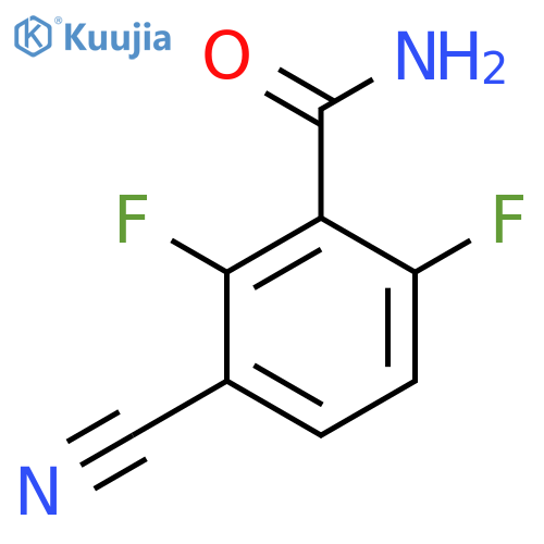 3-Cyano-2,6-difluorobenzamide structure