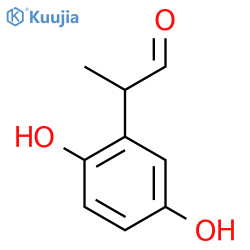 2,5-Dihydroxyphenylpropanal structure