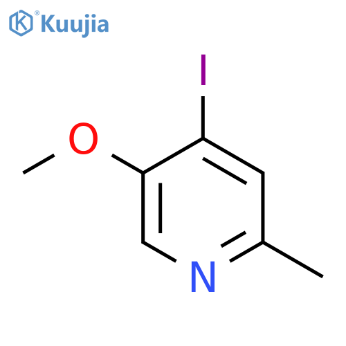 4-Iodo-5-methoxy-2-methylpyridine structure