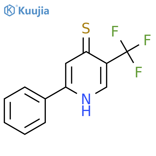 4-Mercapto-2-phenyl-5-(trifluoromethyl)pyridine structure