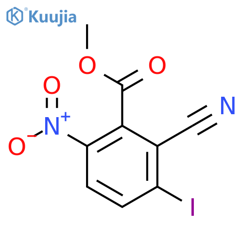 Methyl 2-cyano-3-iodo-6-nitrobenzoate structure