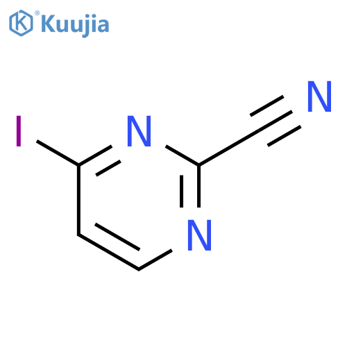 2-Pyrimidinecarbonitrile, 4-iodo- structure