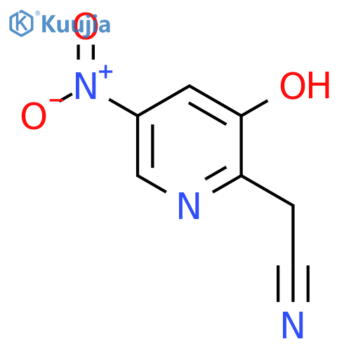 3-Hydroxy-5-nitropyridine-2-acetonitrile structure