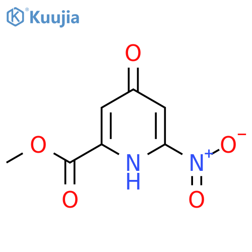 Methyl 4-hydroxy-6-nitropicolinate structure