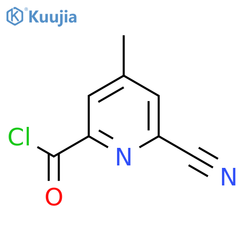 6-Cyano-4-methylpicolinoyl chloride structure