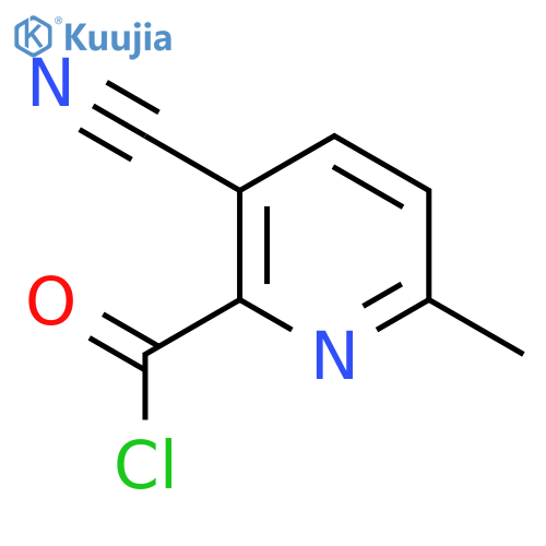 3-Cyano-6-methylpicolinoyl chloride structure