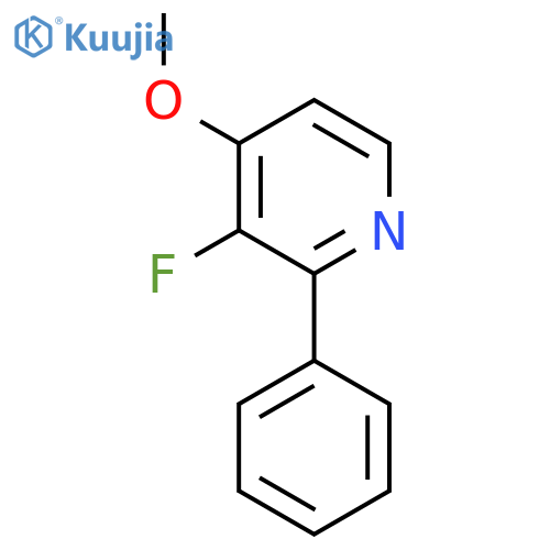 3-Fluoro-4-methoxy-2-phenylpyridine structure