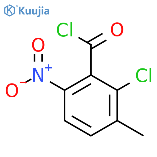2-Chloro-3-methyl-6-nitrobenzoyl chloride structure