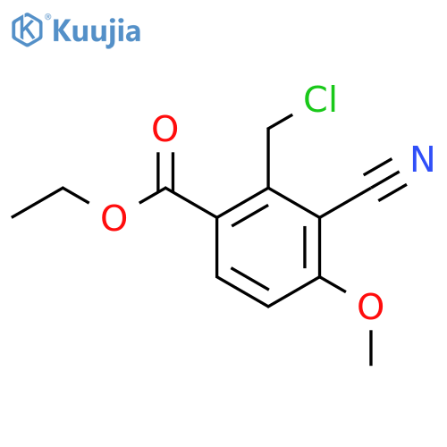 Ethyl 2-chloromethyl-3-cyano-4-methoxybenzoate structure