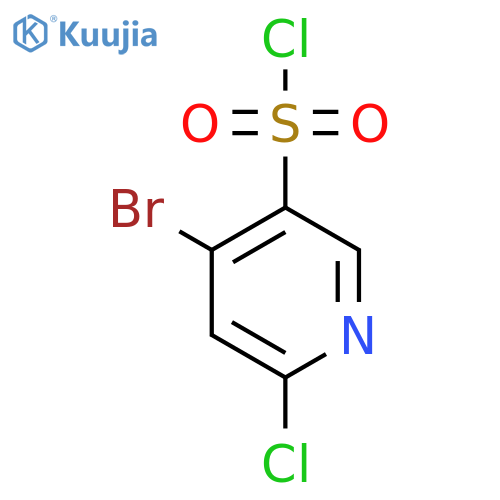 4-Bromo-2-chloropyridine-5-sulfonyl chloride structure
