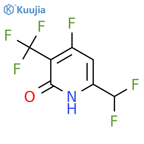 6-(Difluoromethyl)-4-fluoro-2-hydroxy-3-(trifluoromethyl)pyridine structure