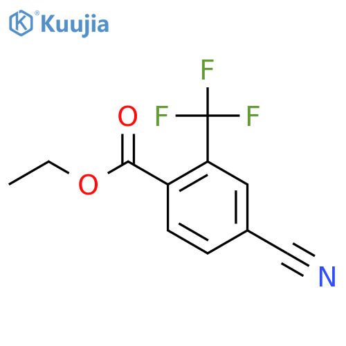 Ethyl 4-cyano-2-(trifluoromethyl)benzoate structure