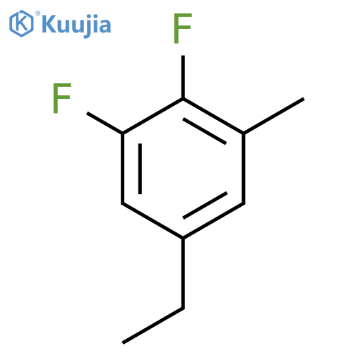 5-Ethyl-1,2-difluoro-3-methylbenzene structure