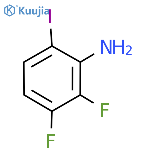 2,3-Difluoro-6-iodoaniline structure